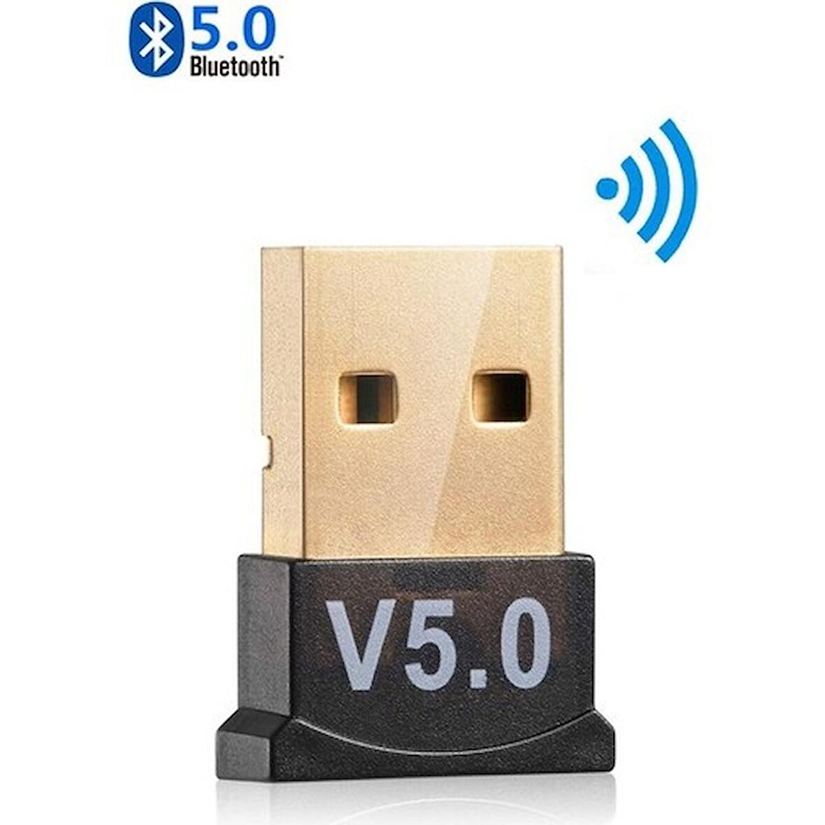 Mini V5.0 USB Bluetooth Dongle 5.0 Bluetooth Adaptör [tak Çalıştır]